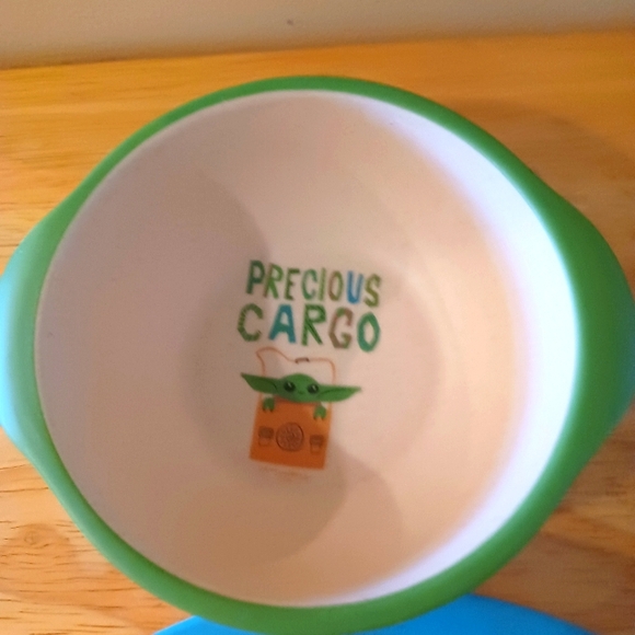 2 pc Star Wars Bamboo Fiber Divided Plate & Sm Bowl - Picture 5 of 6